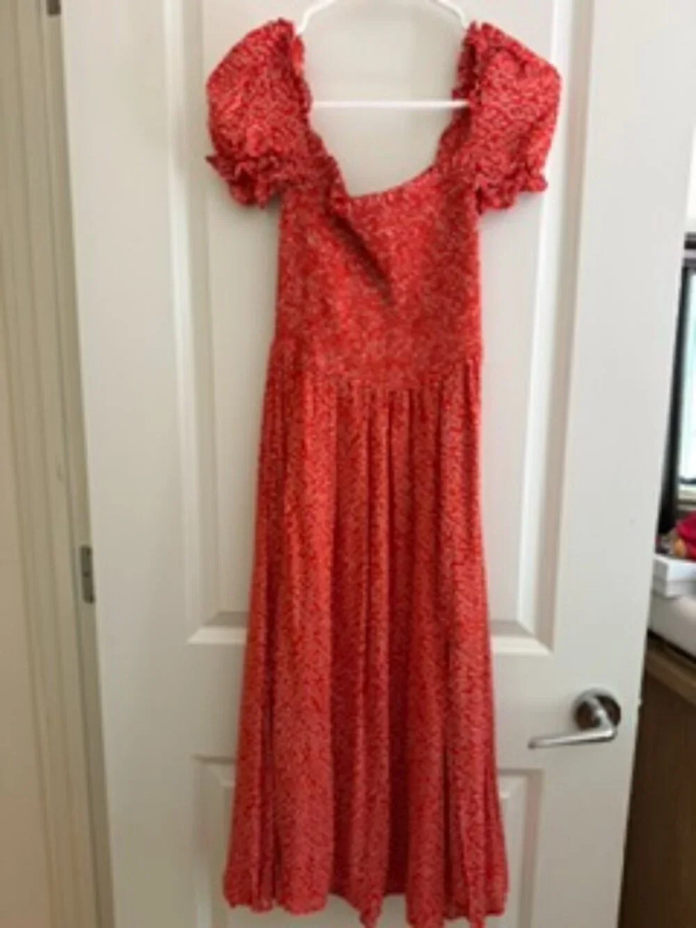 Reformation Size Small Red floral dress midi - excellent condition - Picture 1 of 4